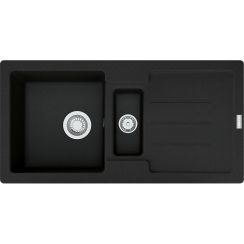 Franke Strada lavello in granito 86x43.5 cm nero 114.0676.322