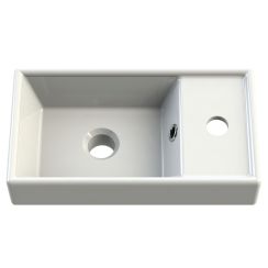 Strama Gizo lavabo 40x22 cm rettangolare da mobile-da appoggio bianco 99.03.040