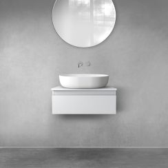 Set armadietto Oltens Vernal 60009700, piano sopra armadietto Oltens Vernal 63004700