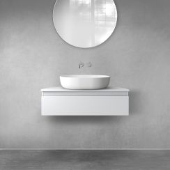 Set armadietto Oltens Vernal 60010700, piano sopra armadietto Oltens Vernal 63005700