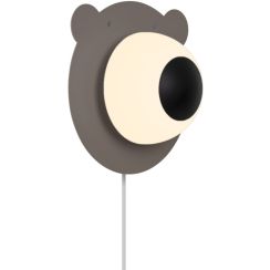Nordlux Bruna Bear lampada da parete 1x25 W bianco-marrone 2312951018