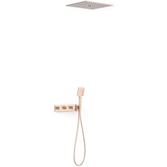 Tres B-System set doccia da incasso con termostato con soffione || 30725306OPM
