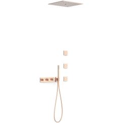 Tres B-System set doccia da incasso con termostato con soffione || 30725406OPM