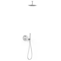 Tres Therm-Box set doccia da incasso con termostato si cromo 26225003