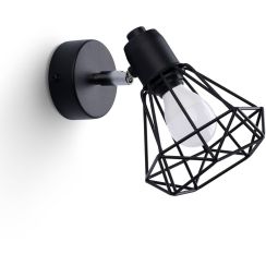Sollux Lighting Artemis lampada da parete 1x40 W nero SL.1105