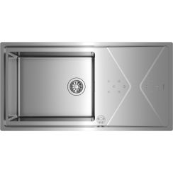Teka Brooklyn zlewozmywak stalowy z syfonem 98,4x50,4 cm 115100023