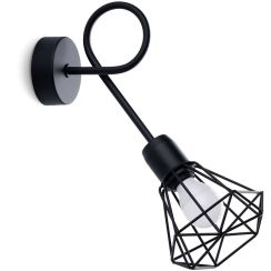 Sollux Lighting Artemis lampada da parete 1x12 W nero SL.1108