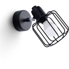 Sollux Lighting Beluci lampada da parete 1x40 W nero SL.1114