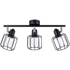 Sollux Lighting Beluci lampada da soffitto 3x40 W nero SL.1116
