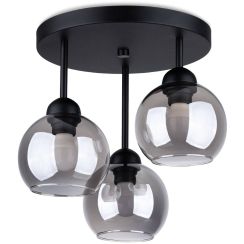 Sollux Lighting Alino lampada da soffitto 1x60 W nero SL1140