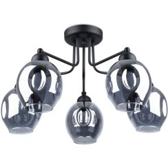 Sollux Lighting Fillan lampada da soffitto 5x60 W nero SL.1145
