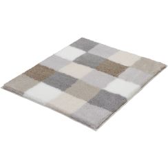 Kleine Wolke Caro tappetino da bagno 65x55 cm rettangolare grigio-beige 5426287539
