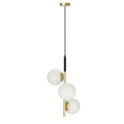 Candellux Duo lampada sospesa 3x15 W bianco-oro 33-01276