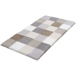 Kleine Wolke Caro tappetino da bagno 120x70 cm rettangolare grigio-beige 5426287225
