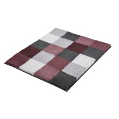 Kleine Wolke Caro tappetino da bagno 65x55 cm rettangolare bordò 5426407539