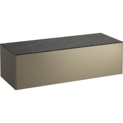 Laufen Sonar armadietto con piano 117.5x45.5x34 cm sottolavabo sospeso nero-grafite-grigio H4054200341421