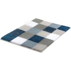 Kleine Wolke Caro tappetino da bagno 65x55 cm rettangolare bianco-grigio-beige-nero-mix di colori 5426783539