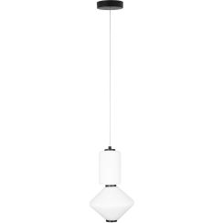 MaxLight Akiko lampada sospesa 1x16 W bianco-nero P0467