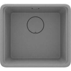 Deante Momi lavello in granito 50x45 cm grigio/grafite/inox ZKM_S10A