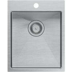 Quadron Russel lavello in acciaio con sifone 50x40 cm HB4050BS