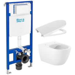 Set vaso WC Roca Ona A346687S00, modulo di installazione Roca Duplo One A890070020, A801E12001