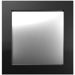 Styler Jyvaskyla specchio 60x60 cm quadrata nero LU-12325