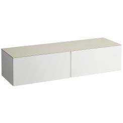 Laufen Il Bagno Alessi armadietto con piano 160x50x37 cm sottolavabo sospeso bianco H4313300972601