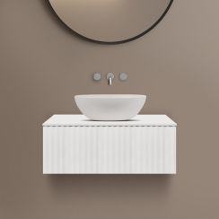 Ksuro 02 armadietto 80x46.6x30 cm sottolavabo sospeso bianco 50003000