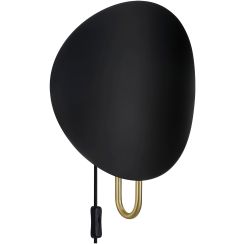 Nordlux Spargo lampada da parete 1x25 W nero-ottone 2320361003
