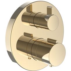 Laufen City Therm rubinetto per doccia da incasso con termostato oro HF905474463000