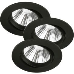 Nordlux Fremont lampada da incasso 3x4.5 W nero 47870103