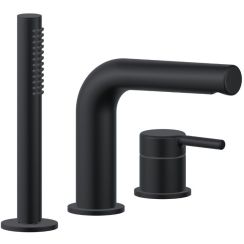 Excellent Pi rubinetto per vasca e doccia bordo vasca nero AREX.1234BL