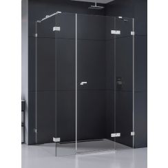 New Trendy Eventa box doccia 130x90 cm rettangolare cromo lucida/vetro trasparente EXK-4562