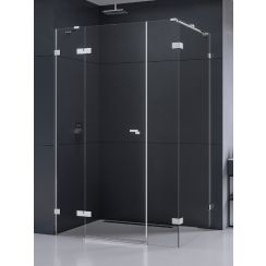 New Trendy Eventa box doccia 150x90 cm rettangolare cromo lucida/vetro trasparente EXK-4563