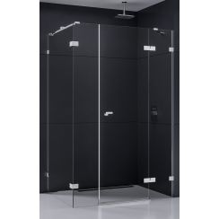 New Trendy Eventa box doccia 150x100 cm rettangolare cromo lucida/vetro trasparente EXK-4570