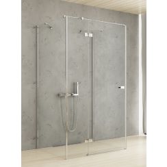 New Trendy Reflexa box doccia 120x90 cm rettangolare cromo lucida/vetro trasparente EXK-5239