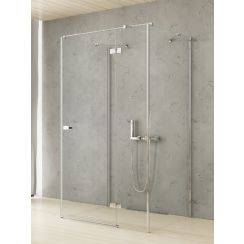New Trendy Reflexa box doccia 120x80 cm rettangolare cromo lucida/vetro trasparente EXK-5238