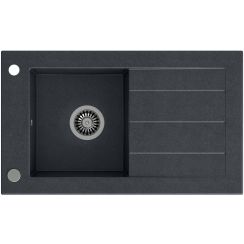 Quadron Will lavello graniteq 77.2x46 cm nero HCQW7846CZK