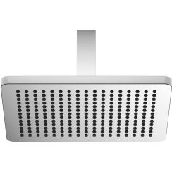 Dornbracht Lulu soffione doccia con braccio 30x24 cm rettangolare cromo 28796710-00