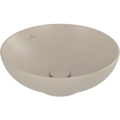 Villeroy & Boch Loop & Friends lavabo 42x42 cm rotonda da appoggio marrone/beige 4A4600AM