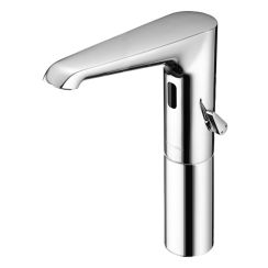 Schell Xeris E rubinetto per lavabo verticale elettronico cromo 012810699