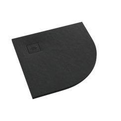 Schedline Protos Black Stone piatto doccia semicircolare 90x90 cm nero 3SP.P1O-9090/C/ST-M1/C/ST