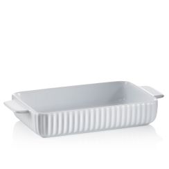 Kela Maila stoviglie da forno 27x14x4.5 cm bianco 12482