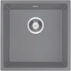 Deante Corda lavello in granito 40x40 cm grigio/grafite/inox ZQA_S10A