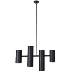 MaxLight Laxer lampada sospesa 4x7 W nero P0501