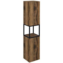 Sapho Skara armadietto 35.1x31.95x171 cm laterale sospeso nero-rovere-legno CG010-1919