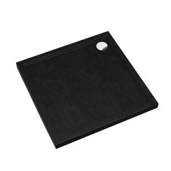 Schedline Sharper Black Stone piatto doccia quadrato 90x90 cm nero 3S.S1K-9090/C/ST