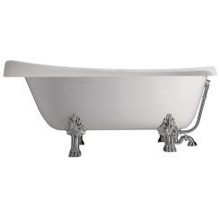 Kerasan Retro vasca da bagno freestanding 170x77 cm ovale bianco 105501