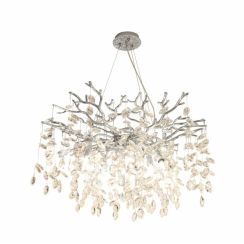 Zuma Line Cindy lampada sospesa x9.5 W cromo MD4115-1-ECN