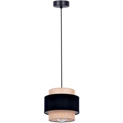 Kaja Gato lampada sospesa 1x40 W nero-beige K-5230